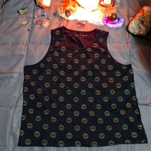 Hemp Positive Happy sun shine day men's t-shirt black n yellow 🙂 Edgar+ash ntag